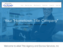 Tablet Screenshot of mytitleagent.com